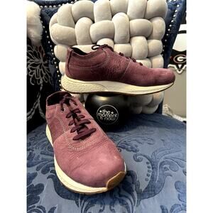 LL Bean Purple Plum Suede Sneakers Size 7 NWOT